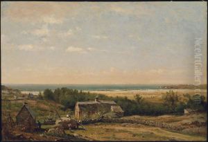 Old Homestead by the Sea by Worthington Whittredge