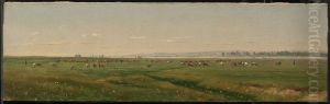 On the Platte River by Worthington Whittredge
