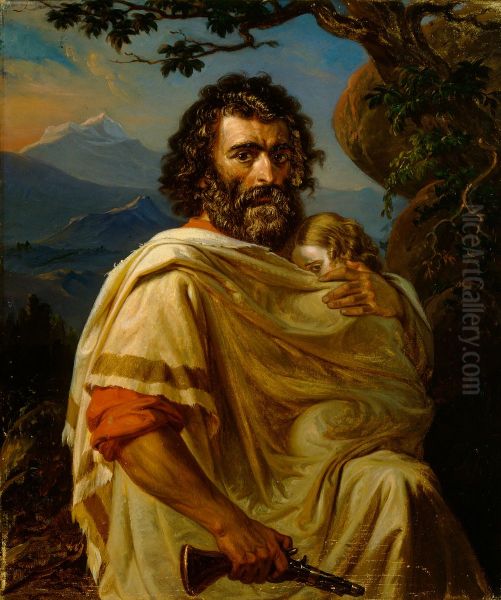 Italian Man with a Child - view 1