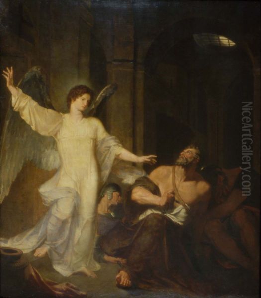 The Angel Releasing St. Peter from Prison - view 1