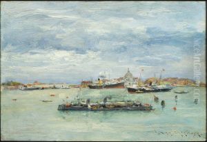 Gray Day on the Lagoon by William Merritt Chase