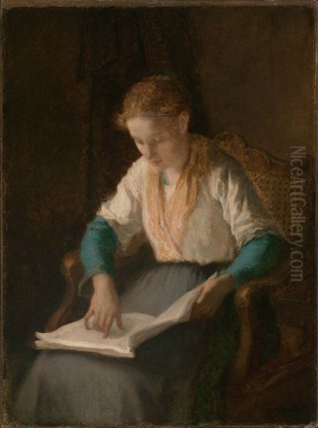 Girl Reading - view 1