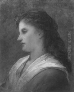 Head of a Woman by William Morris Hunt