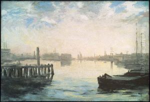 View of Gloucester Harbor by William Morris Hunt