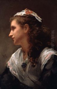 Priscilla by William Morris Hunt