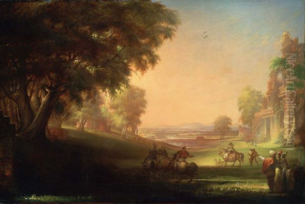 English Hunting Scene - view 1