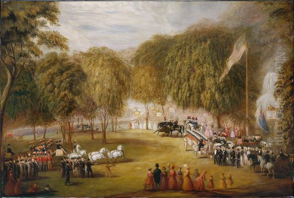 Railroad Jubilee on Boston Common - view 1