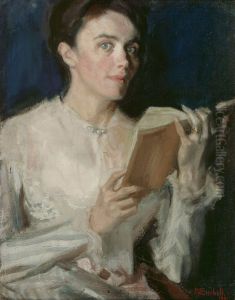 Portratt av fru E. Gadolin-Lagervall Portratt av fru E. Gadolin-Lagervall