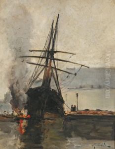 Bateaux Sur Cales by Alfred Casile