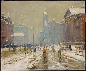 Copley Square, Boston by Arthur Clifton Goodwin