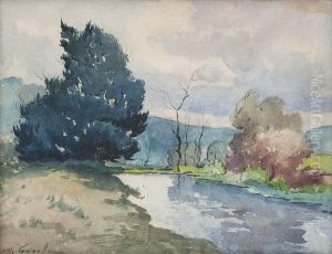 Bord De Riviere. by Alfred Casile