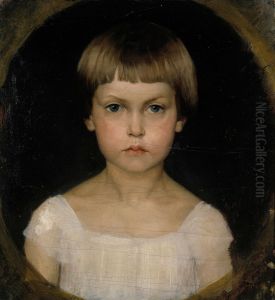 Portrait of Berta Edelfelt by Albert Edelfelt