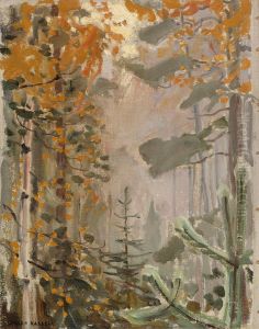 Hostlandskap by Akseli Valdemar Gallen-Kallela
