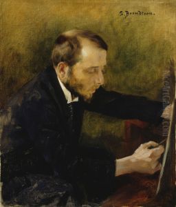 Portrait of Eero Jarnefelt by Gunnar Berndtson