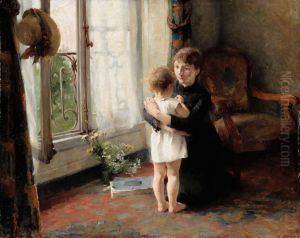 Mor och barn by Helene Schjerfbeck