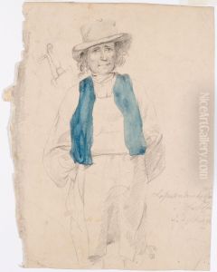 Kadet housuntaskussa seisova talonpoika by Robert Wilhelm Ekman