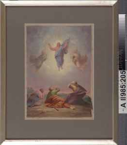 Kristuksen kirkastus, Sortavalan kirkon alttaritaulun luonnos by Berndt Godenhjelm