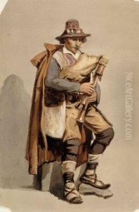 Sakkipillinsoittaja by Albert Edelfelt