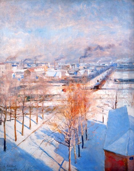 Paris in the Snow - view 1