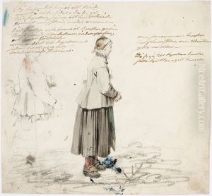 Seisova taalalaisnainen sivulta by Robert Wilhelm Ekman