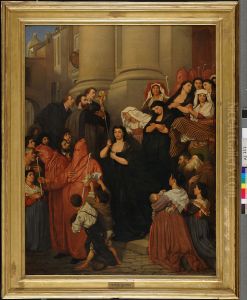 Procession in Rome by Severin Falkman