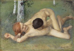 Leikkivia lapsia by Eero Jarnefelt