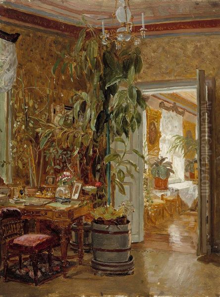 Interior from the Hallonblads' Home, Hympola Manor - view 1