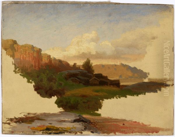 Landscape from Leppalahti in Kuru ; Unfinished - view 1