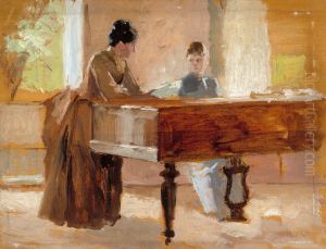 In the Drawing Room at Haikko, study for An Old Tune In the Drawing Room at Haikko, study for An Old Tune