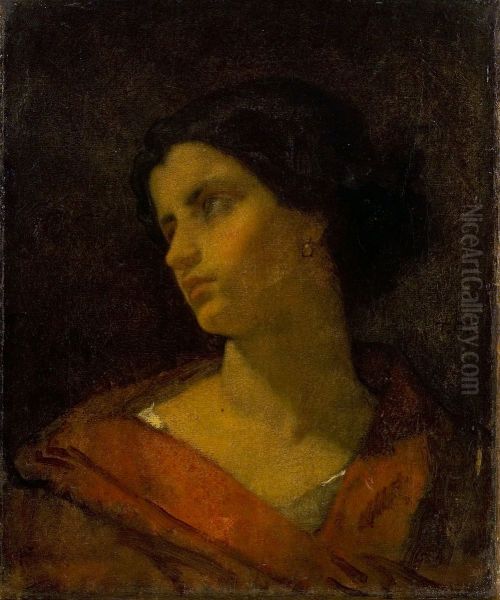 Head of a Woman, Study - view 1