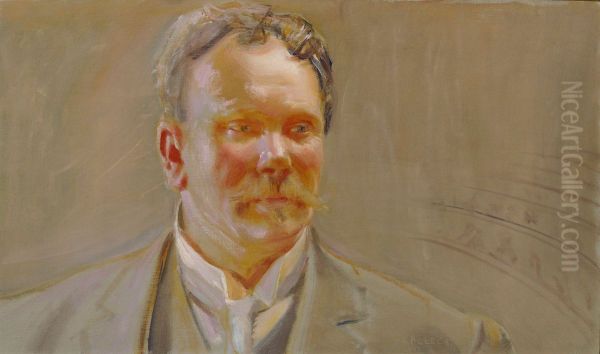 Portratt av professor E.N.Setala - view 1