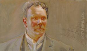 Portrait of Professor E.N.Setala by Akseli Valdemar Gallen-Kallela