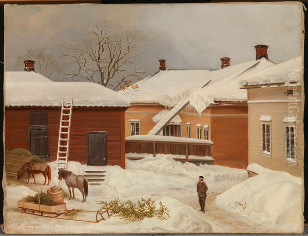 The Liljenstrand House in Winter - view 1