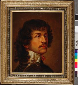 Miehen rintakuva, kopio van Dyckin mukaan?
