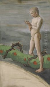 Boy Carrying the Garland of Life