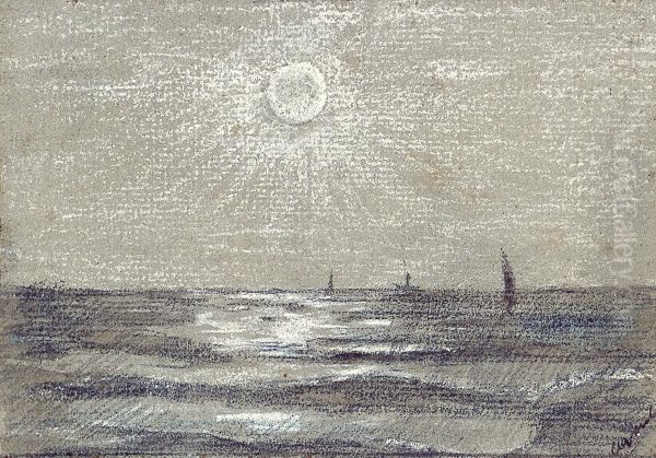 Seascape with Ships - view 1