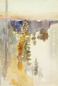 View from Kaukola Ridge by Albert Edelfelt