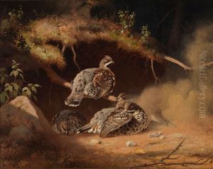 Pyita rypykuopalla by Ferdinand von Wright