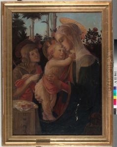 Madonna, Jeesus-lapsi ja Johannes, kopio Botticellin mukaan
