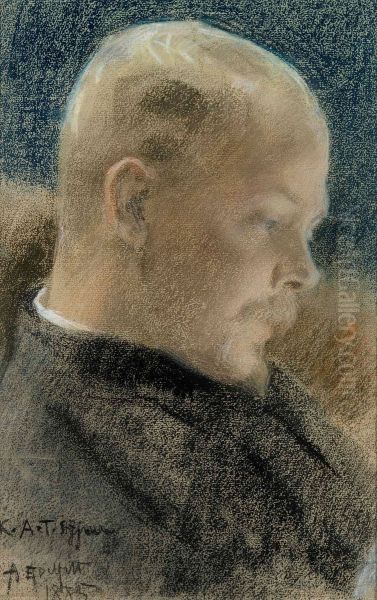Portrait of the Author Karl A. Tavaststjerna (Portrait of Karl A.Tavaststjerna the Writer) - view 1