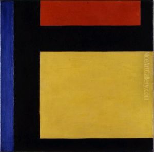 Contra-compositie X by Theo van Doesburg