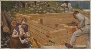 Building by Akseli Valdemar Gallen-Kallela
