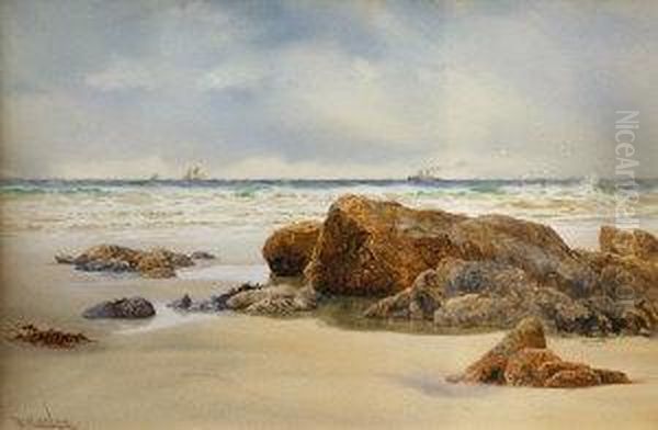 "low Tide, Cornish Coast" - view 1