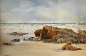 "low Tide, Cornish Coast" by William Casley