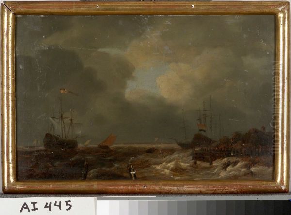 Hollantilainen satama, kopio Jacob van Ruisdaelin mukaan - view 1