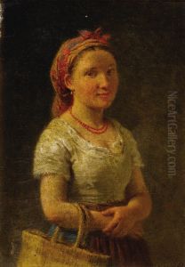 Girl With Red Necklace