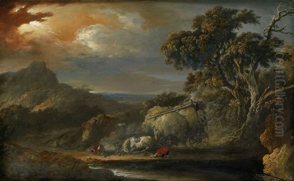 A Stormy landscape - view 1