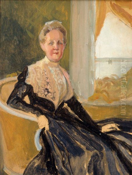 Portrait of Countess Elisabeth Wachtmaister, compositional sketch - view 1