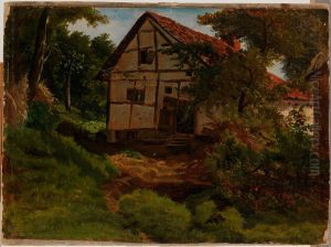Farmhouse in Germany, Study