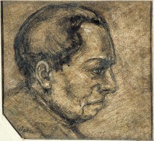 Portrait of a Man in Profile by Theo van Doesburg